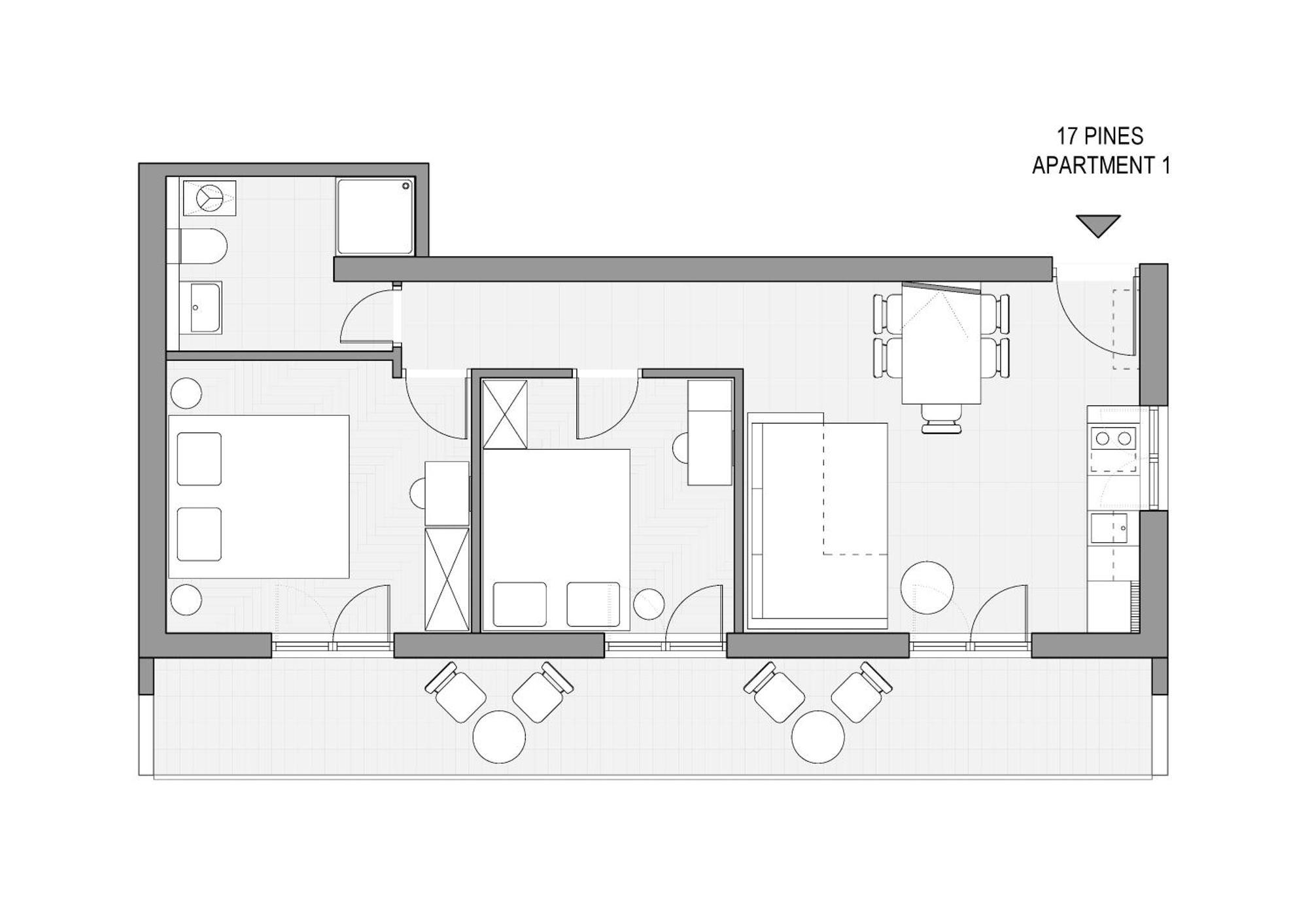Apartment 17 Pines *